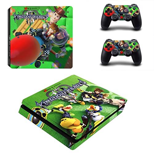 Igra Sora Kingdom Role-playing PS4 ili PS5 skin naljepnica srca za PlayStation 4 ili 5 konzola i 2 kontrolera Decal Vinyl V10657