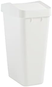 Rubbermaid & nbsp; Swing Top kontejner za otpad za dom i kuhinju, jednostavno raspolaganje pristupom i & nbsp;tanka moderna kanta za smeće sa poklopcem, kapaciteta 12,2 galona, Crna