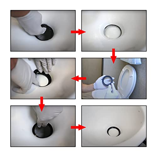 385311658 RV toilet Gasket Flush Ball Seal O-prsten pogodan za Dometic 300/310/320 RV toalete, Izbjegavajte curenje vode i uradi sam