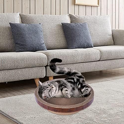 Gazechimp Cats Scratcher kartonski ležajni Kreveti, interaktivna igračka za kauč na kauču igračka za obuku, podloga za grebanje od
