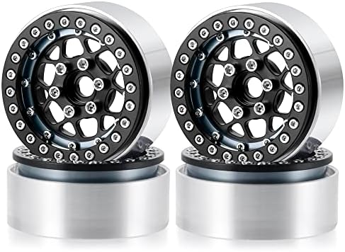 RCLIONS 4pcs aluminijum 1.9 Beadlock Wheels FIMS nadogradnje za aksijalni SCX10, SCX10 II AXI90046, SCX10 III, TRX4 1/10 RC Auto oprema