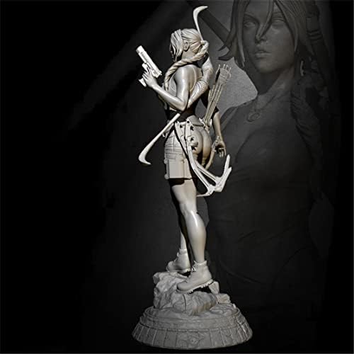 Risjc 1/24 Fantasy Graveyard ženski ratnički smola Model minijaturni komplet, Nesastavljene i neobojene komponente livenog vojnika