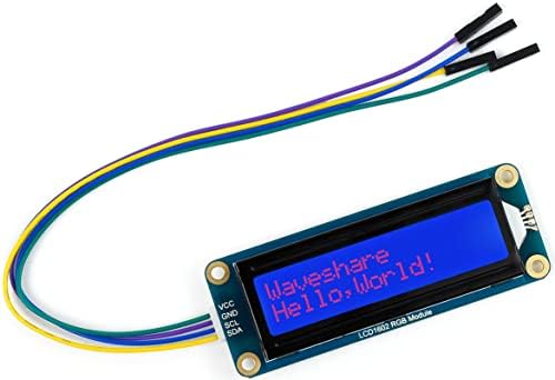 Lcd1602 RGB modul za prikaz 16x2 karaktera 16 miliona RGB boje pozadinskog osvetljenja 3.3 V/5V I2C autobus Aip31068 LCD kontroler