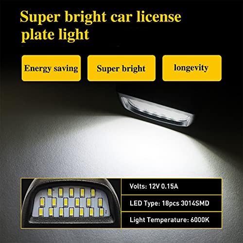 Sklop lampe sa LED registarskim tablicama kompatibilan sa GMC Sierra 2500 1500 HD 3500 Chevy Silverado 1500 1500hd 2500 2500HD 3500