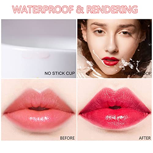 Lip Tint Stain, Plumping Lip Gloss Tinted balzam za usne Hydrating Tinted Cheek & lip Stain, Water Glossy Liquid ruž Korean Lip Tint