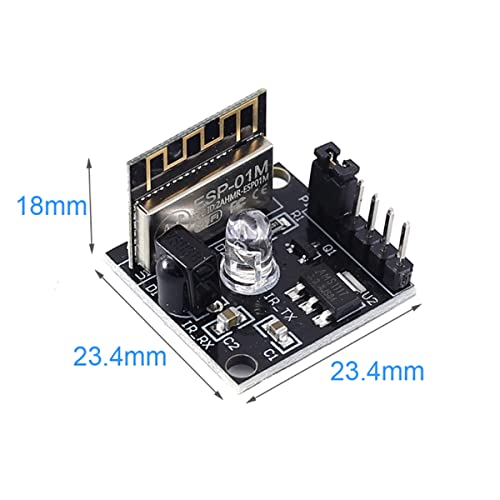 HiLetgo 2kom ESP8285 ESP-01M IC infracrveni predajnik modul prijemnika Digitalni infracrveni senzor primopredajnika WiFi daljinski