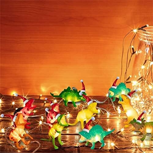 10 LED Božićna žičana svjetla dekor sobe za dječake, Božićne potrepštine na baterije svjetla za šator vrtna terasa Holiday Tree dekorativna