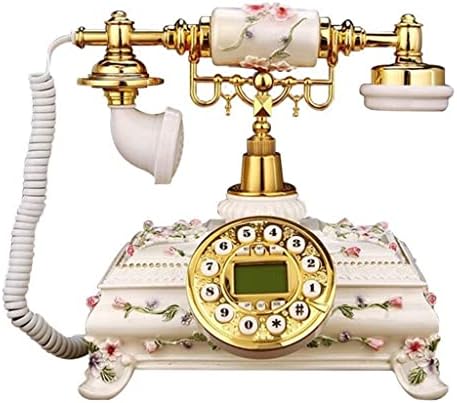 Wenlii American Antique Craft Europska vintage staromodni ukras rustikalni antikni kućni telefon fiksni telefon
