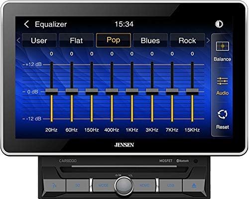 Jensen Car8000 paket muzike sa premium alpskim koaksialnim zvučnicima. CD / DVD multimedijski prijemnik 10.1 Extra Veliki ekran osetljiv