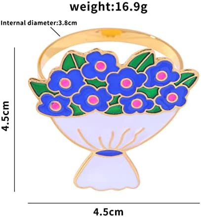 DGBILXMN Prsten sa salvetom Prekrasna ukrasna salveta od legura salveta za kopče za stolni ukras za stolice za događaje Bulk