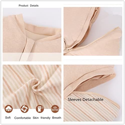 Cyuuroo Baby Nosiva pokrivačica za spavanje za spavanje za Toddler Baby Girl Boy Unisex trosmjerna patentna patentna patentna vreća,