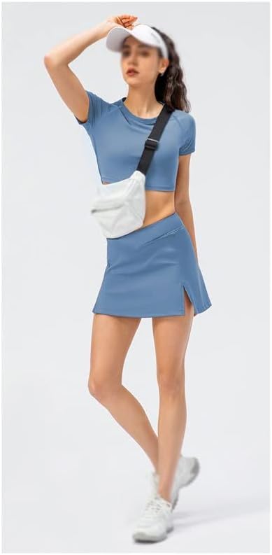 N / A Tenis odijela Yoga kratke majice Fitness suknje sa džepom kratkim golf nosite ženski proljetni vježbanje teretane teretane