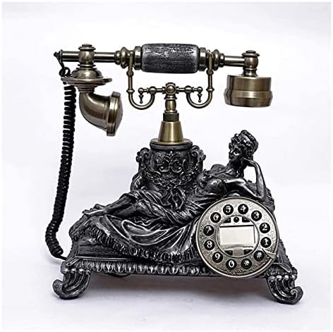 Fiksni telefon fiksni fiksni fiksni telefon fiksna skulptura retro bakra Telefon ožičeni fiksni telefon fiksna fiksna modna ekološka