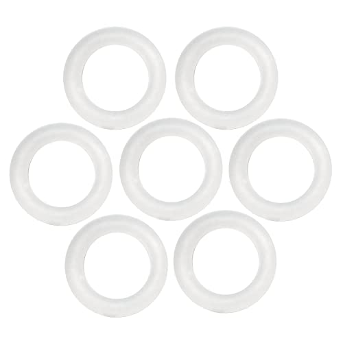 Othmro 10kom bijeli ravni Silikonski O-prstenovi zaptivni prstenovi, 11x17x3mm okrugli O-prsten za slavine tuš glave podloške baštensko