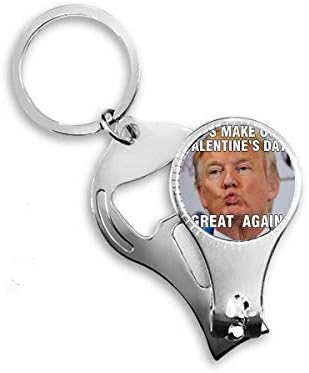 Američki smiješni predsjednik Velikog slika Nail nipper prsten za ključeva za ključeva za ključeva