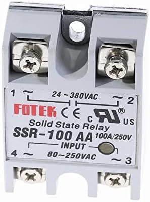 SSR relej čvrstog stanja SSR-100AA 100A AC kontrola AC Relais 80-250VAC do 24-380VAC SSR 100AA jednofazni relej čvrsto stanje