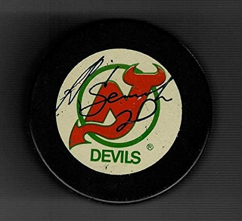 Alexander Semak potpisao New Jersey Devils Vintage Carvel sladoled suvenir Pak-autogramom NHL Pak