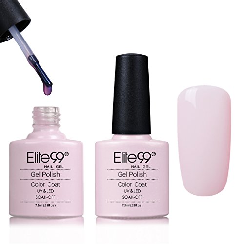 Elite99 UV LED Pink boja Gel lak namočite lak za nokte manikir pedikir lak lak lak za nokte Art poljski profesionalni Salon 7.3 ml