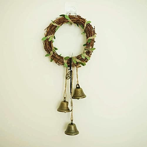 Hananona 2 komada Witch Bells Zaštita za vješalice za ručno izrađene vješalice Wiccan Magic With Chememes Handmade Wicca Bell Wembeat