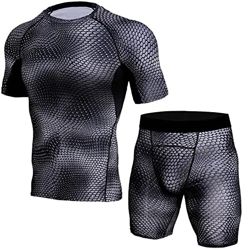 2022 sportska odjeća majica kratke hlače u tijesnim kratkim rukavima Brzi sušenje elastične fitnes muške muške odijelosti i