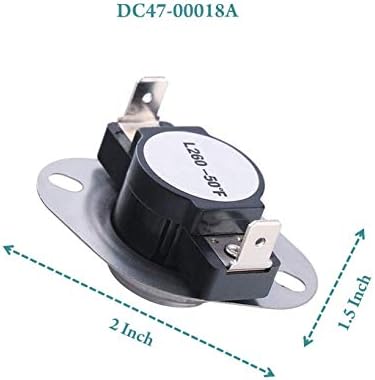 Pouzdan TOOLSCO, DC96-00887A, DC47-00018A, DC47-00016A, DC32-00007A, sušilica Termički prekidač FUSE termostat, zamjenski dijelovi