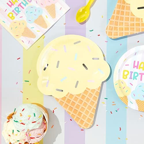 Plave Panda Ploče za sladoled za djecu Rođendanske zabave
