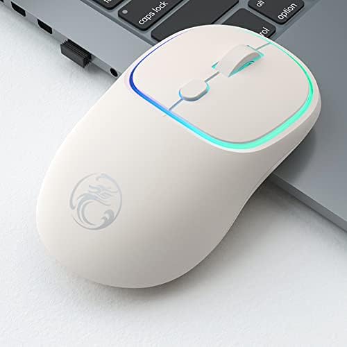 Bežični miš sa zaslepljujućim svetlima 2.4 G bešumni miš sa USB prijemnikom prenosivi računarski miš za desktop računar Laptop