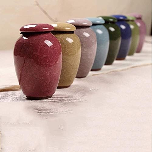 Yangbo Pogrebna urne za brtvljenje male keramike Memorijalne urne za ljudski pepeo za odrasle ili sukobe za kućne ljubimce u Urn-a
