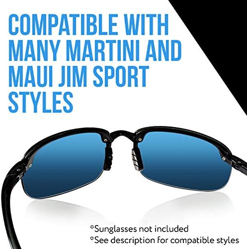 IMPRESA [2 para] jastučići za nos za Maui Jim Sport i Martini Sport naočare za sunce-zamjena za nos-lako navlačenje jastučića za nos-dijelovi