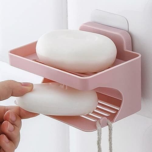 Noolarni sapun, kutija sapuna, dvoslojni sapun kutija kuhinja Kuhinjski alati za kupaonicu Pribor sapun za usisavanje nosača za skladištenje