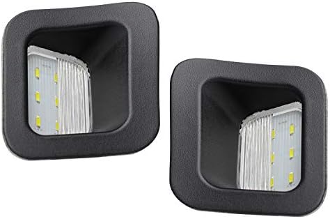 RUXIFEY LED svjetla za registarske tablice kompatibilna sa Dodge Ram-om od 2003. do 2018. Godine 1500 2500 3500, 6000k Bijela