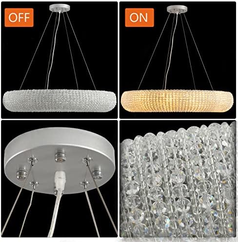 Kristalno luster osvjetljenje moderne ličnosti luksuzna plutajuća svjetiljka - dobra za trpezariju, foaje, ulaska, porodična soba