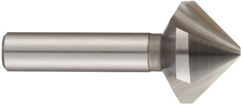 Magafor 431 serija Kobaltni čelik jednokratni kofernk, bezbojni završetak, 3 flaute, 90 stepeni, okrugli nosač, 0.236 Shank dia.,
