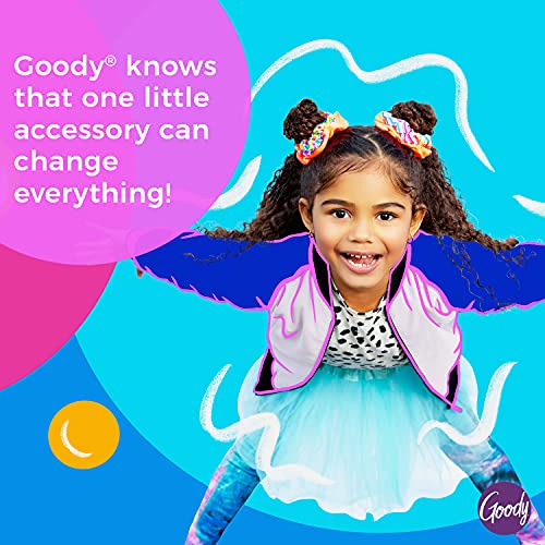 Goody Kids elastike bez glasa sa Mini torbicom - 11 brojanja, Print tačaka - za sve tipove kose - Dodaci za kosu za žene i djevojčice-savršeni