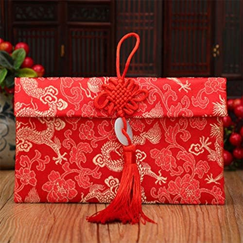 NUOBESTY Kineski pokloni 4kom kineske crvene koverte sretni novac poklon koverte paketi kineska Nova Godina Hong Bao 2020 Novogodišnja