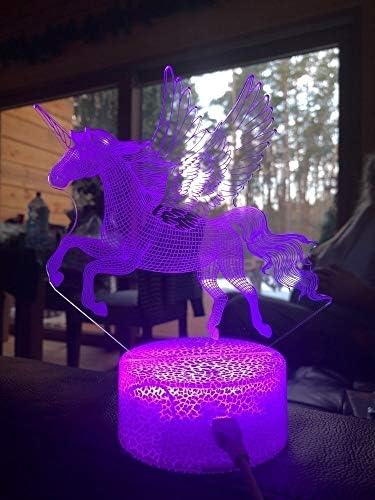 SZG dinosaur tema Ličnost lampica 6 dodirivanje LED noćne svjetlo Kućna soba Rainbow Konj Lampen Dekoracija Kreativna stolna svjetiljka