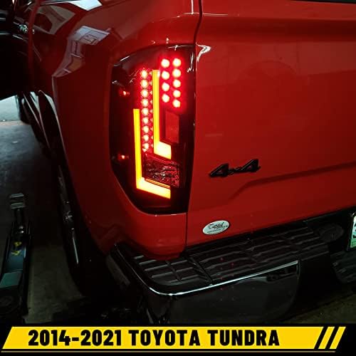AUTOFREE LED DRL zadnja svjetla za 2014-2021 Toyota Tundra, zadnje lampe sa LED pokazivačem smjera/kočiono svjetlo Zadnja zadnja svjetla