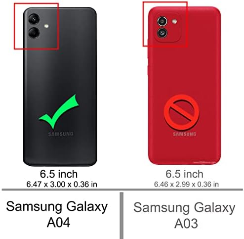 Osophter za Samsung Galaxy A04 futrola sa zaslonom zaslona za 2pcs Fleksibilni TPU gumeni zaštitni poklopac mobitela za Galaxy A04