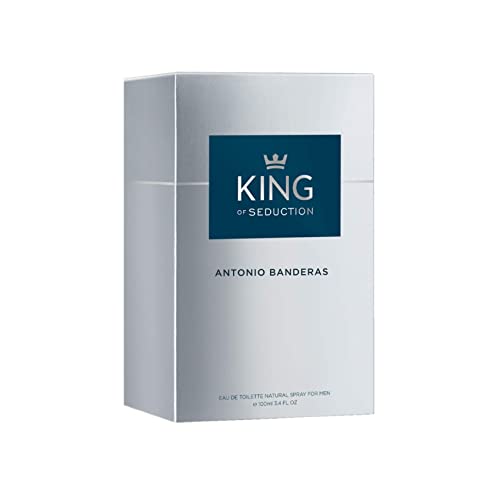 Antonio Banderas parfemi-kralj zavođenja-toaletni sprej za muškarce, muški, intenzivan i energičan miris s bergamotom i jabukom - 3.4 Fl oz