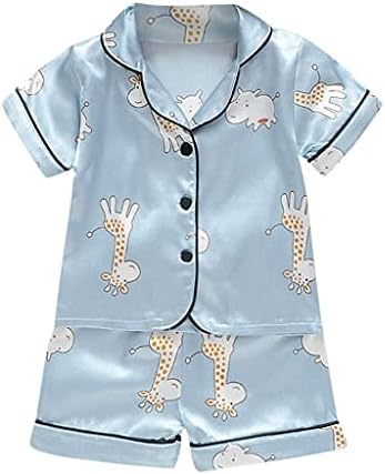 9 mjeseci pidžama mališani Dječaci Djevojčice Strawberry Print dugme dolje kratki rukavi vrhovi i pantalone 2kom baletni ogrtač