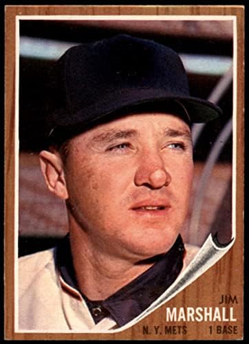 1962 TOPPS 337 Jim Marshall New York Mets Ex + Mets