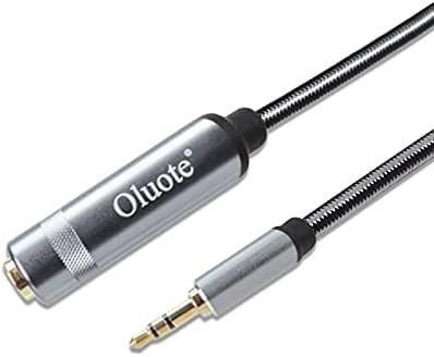 Oluote 3.5 mm 1/8 TRS muški do 6.35 mm 1/4 TRS ženski profesionalni Audio kabl, 0.2 M/0.65 FT Stereo Audio priključak za utikač sa