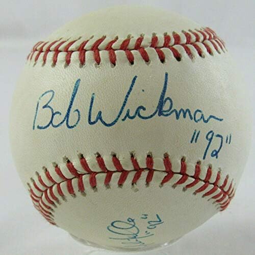 Bob Wickman Sam Militello potpisao je AUTO Autogram Rawlings Baseball B91 - autogramirani bejzbol