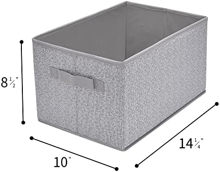 Baka kaže Bundle 4-Pack polica razdjelnika za ormar organizacija & 3-Pack pravougaonik storage kante za ormar