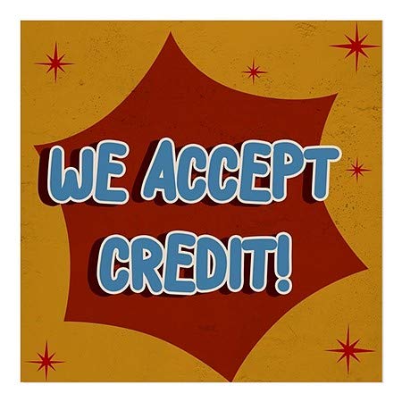 CGsignLab | Prihvatamo kreditnu kreditu -Nostalgia Burst Cling Cling | 24 x24