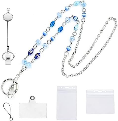 Acpuamk značka Lanyard, uvlačenje prekrasnog sling ogrlica id značka držač sa telefonskom funkcijom sling