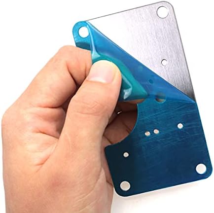 ITROLLE ploča za popravak šarke 2pcs ploča za montažu od nehrđajućeg čelika alata za montiranje ormara za nameštaj sa 12pcs vijcima