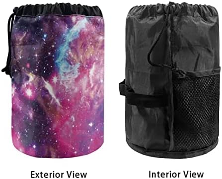 PZUQIU Galaxy sklopiva toaletna torba za šminku cvjetna kozmetička torba torbica Travel Prijenosni šminkeri Organizer veliki kapacitet