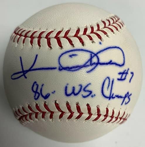 Kevin Mitchell potpisao veliku ligu Baseball MLB 86 WS Champs PSA W27072 Mets - autogramirani bejzbol