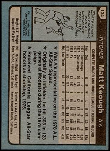 1980.Pomovi 134 mat Keuigh, Oakland Athletics NM + Atletika